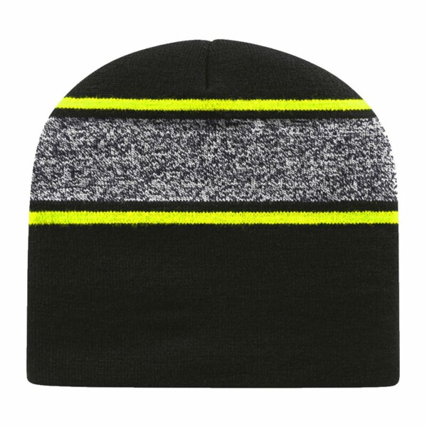 USA-Made Variegated Striped Beanie Thumbnail