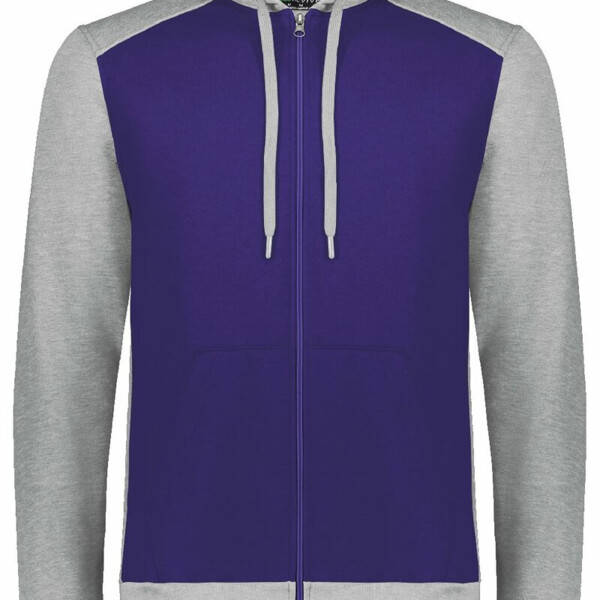 Unisex Eco Revive™ Three-Season Triblend Fleece Full-Zip Hooded Sweatshirt Thumbnail