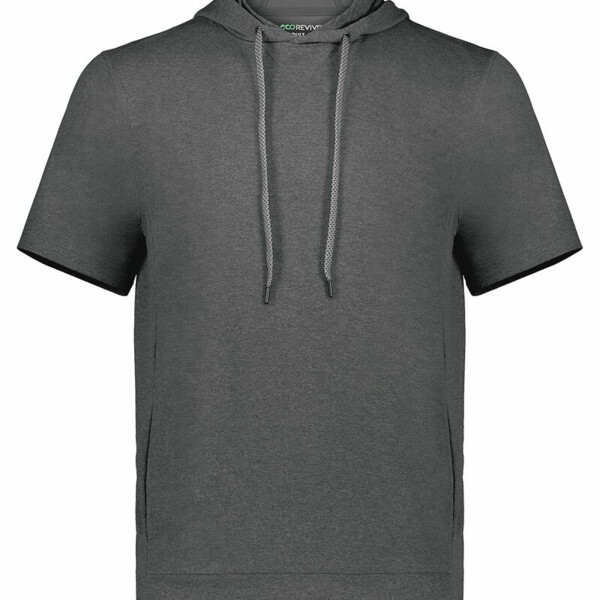 Men's Eco Revive™ Ventura Soft Knit Short Sleeve Hooded Sweatshirt Thumbnail