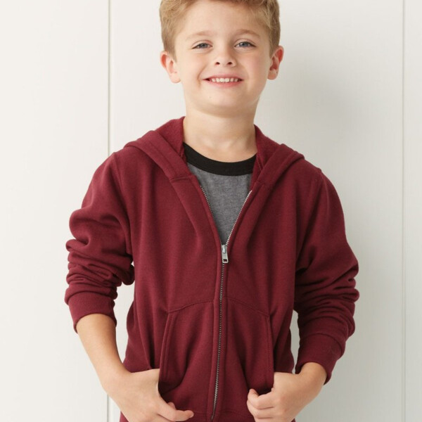 Youth NuBlend® Full-Zip Hooded Sweatshirt Thumbnail