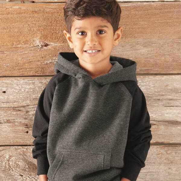 Toddler Special Blend Hooded Raglan Sweatshirt Thumbnail
