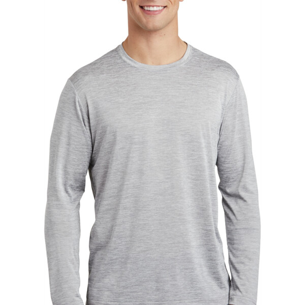 PosiCharge ® Long Sleeve Electric Heather Tee Thumbnail