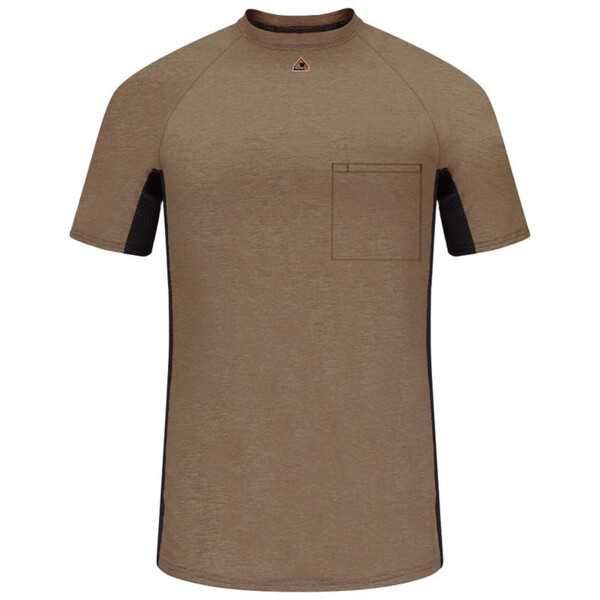 Men's FR Two-Tone Base Layer with Concealed Chest Pocket- EXCEL FR Thumbnail